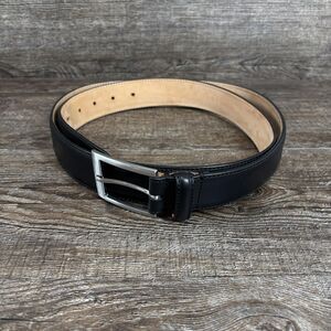 To Boot New York Adam Derrick Belt Men's 42 Black Leather Handmade In Italy